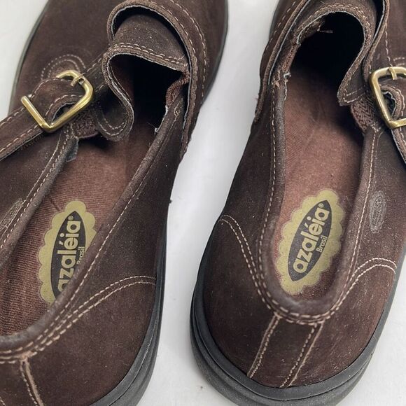 Azalea size 6  brown suede loafers - Picture 7 of 10